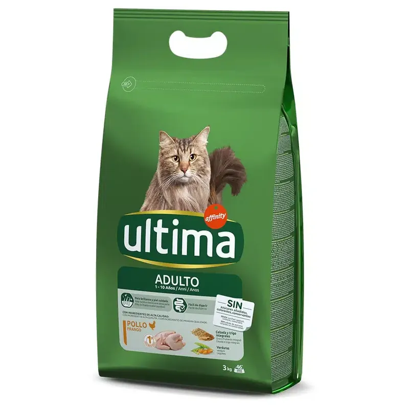 Precis lanserat - Ultima Cat Adult Chicken – 3 kg