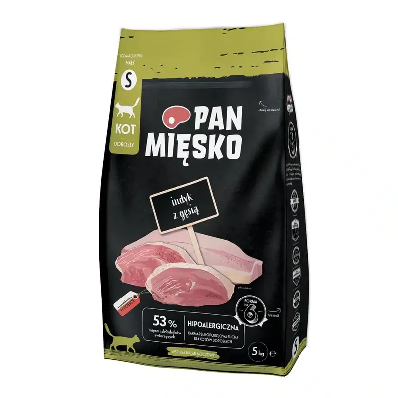 Spara nu - Pan Mięsko Cat kalkon med gås Small – 5 kg