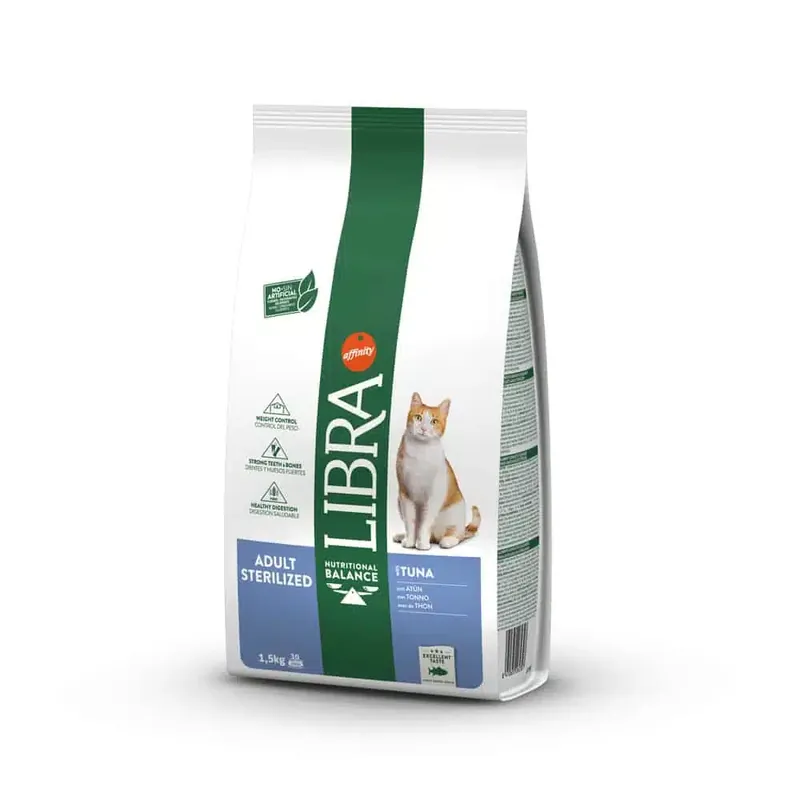Endast denna vecka | Libra Cat Sterilized med tonfisk – 1,5 kg