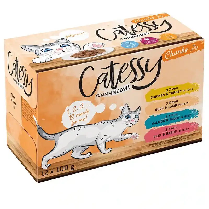 Expressleverans | Catessy bitar i gelé – 12 x 100 g
