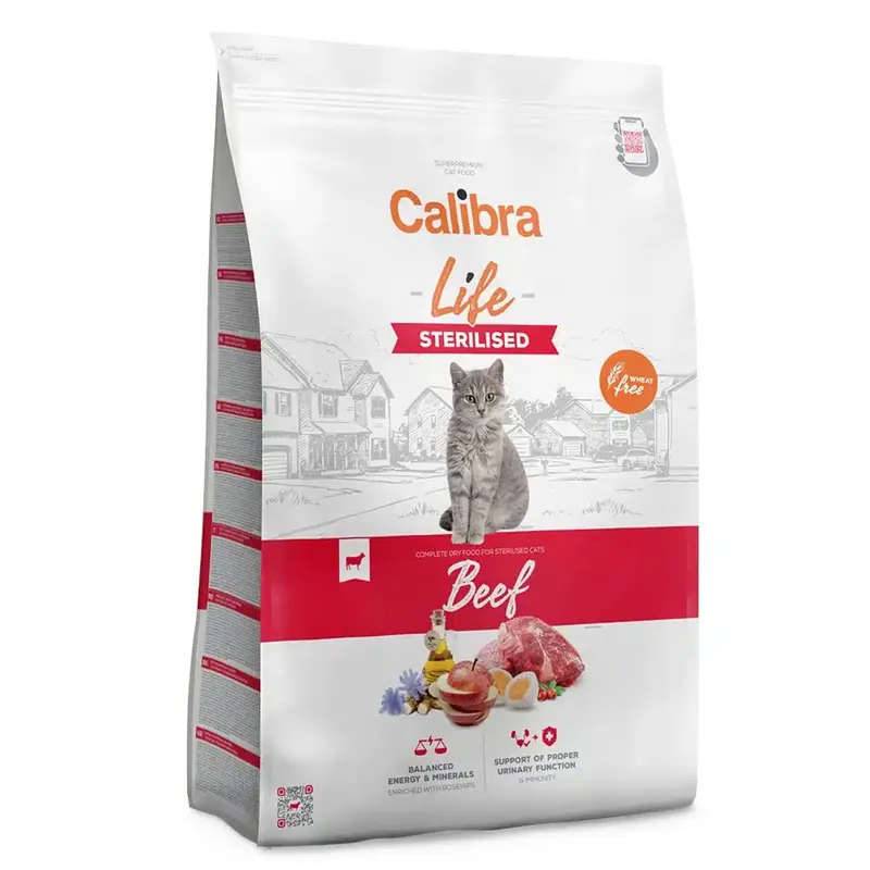 Specialpris | Calibra Cat Life Sterilised nötkött – 6 kg