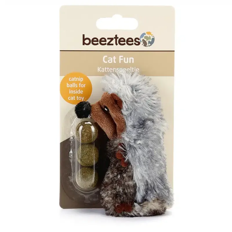 beeztees kattleksak igelkott med kattmyntaboll – 1 st - Skynda dig