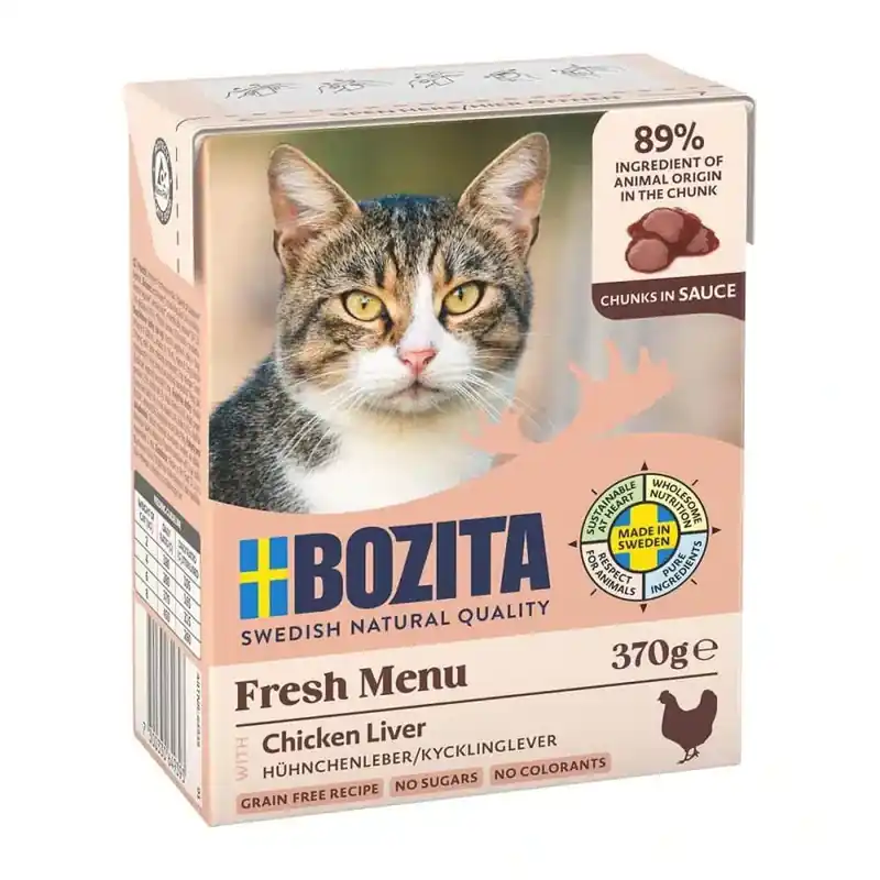 Bozita Kycklinglever Bitar i sås 370 g | Beställ online