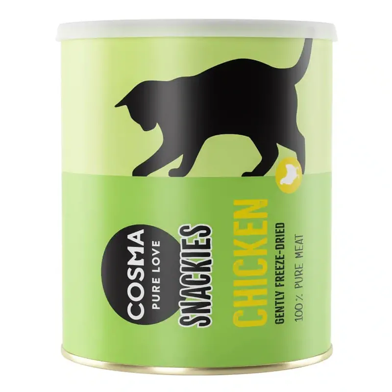 Cosma Snackies Maxi Tube – frystorkat kattgodis – Kyckling 160 g | Enkel retur