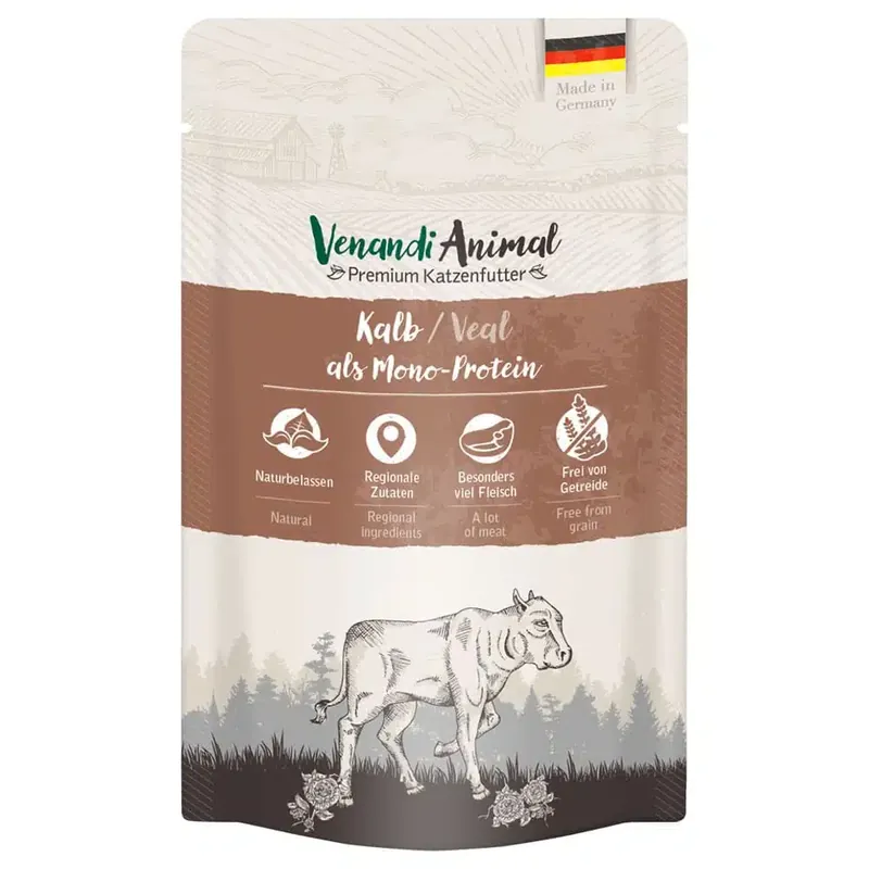 Venandi Monoprotein för djur 12 x 125 g – Vad | Favorit