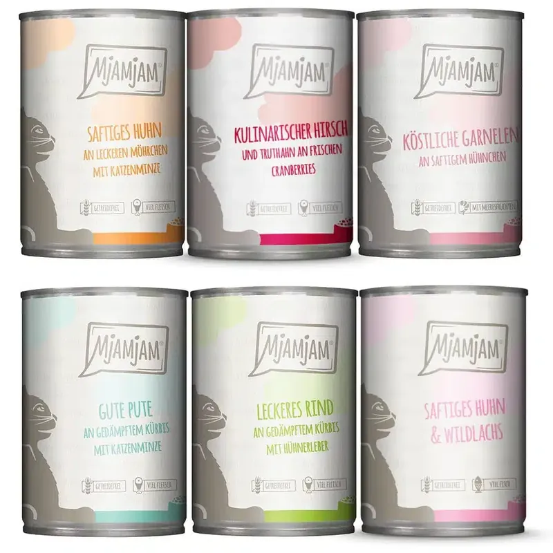 Missa inte erbjudandet | Mixpack MjAMjAM 6 x 400 g – Mix (6 sorter)