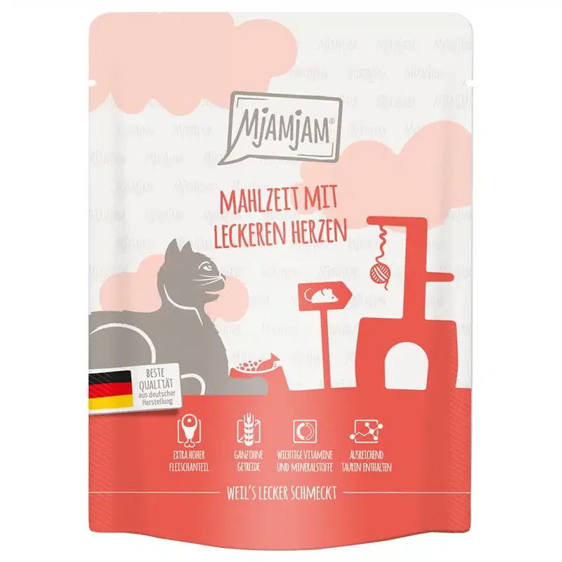 Bästa pris | MjAMjAM Quetschie 6 x 300 g – Måltid med läckra hjärtan
