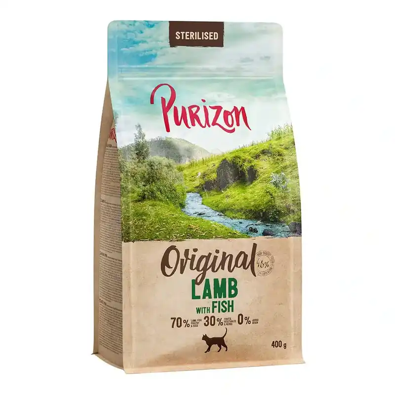 Purizon Sterilised Adult Lamb & Fish – Grain Free – 400 g - Kundfavorit