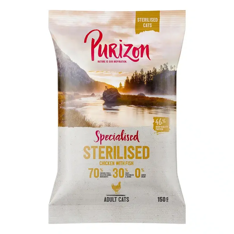 Purizon Adult Sterilised Chicken & Fish – 150 g - Ny produkt