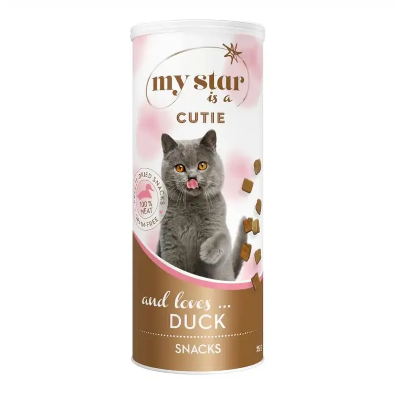 Begränsat lager - My Star is a Cutie Freeze Dried Snack – Duck – 25 g