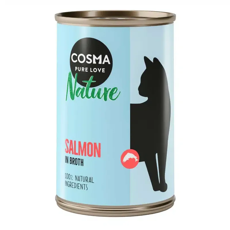 Prissänkt - Cosma Nature 6 x 140 g – Lax