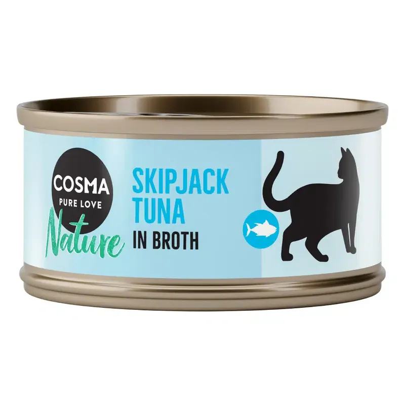 Cosma Nature 6 x 70 g Skipjack tonfisk - Toppkvalitet