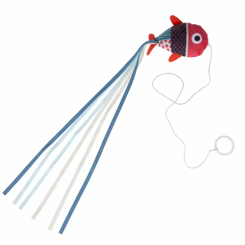 Endast denna vecka - TIAKI Fish kattspö med fingerring – 1 st