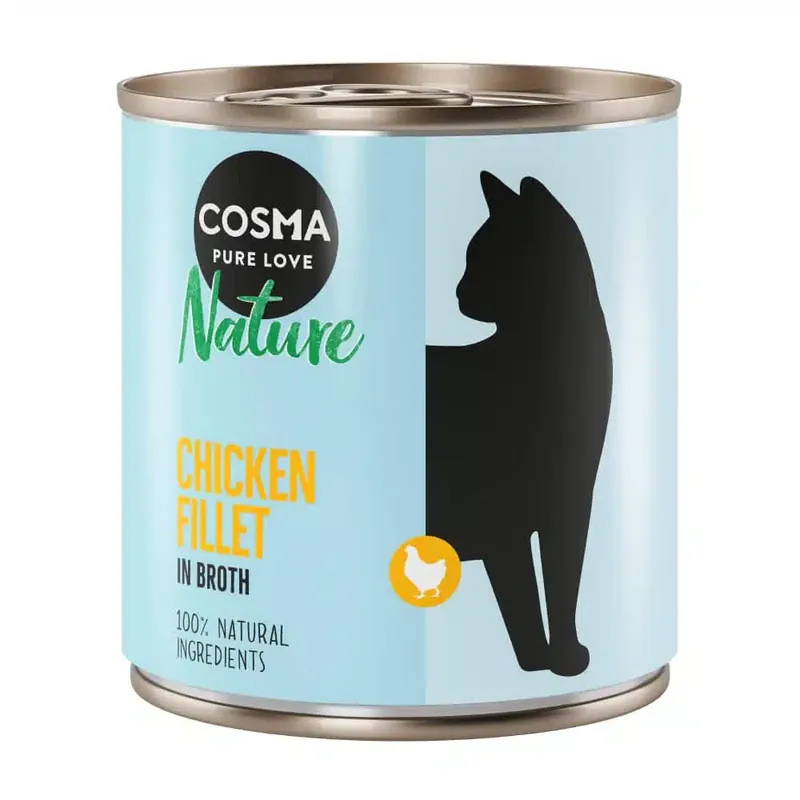 Reapris | Ekonomipack Cosma Nature 12 x 280 g – Kycklingfilé