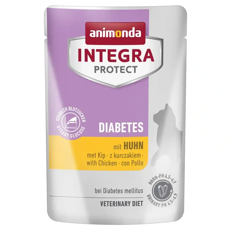 Nedsatt pris - Animonda Integra Protect Adult Diabetes 24 x 85 g – Kyckling