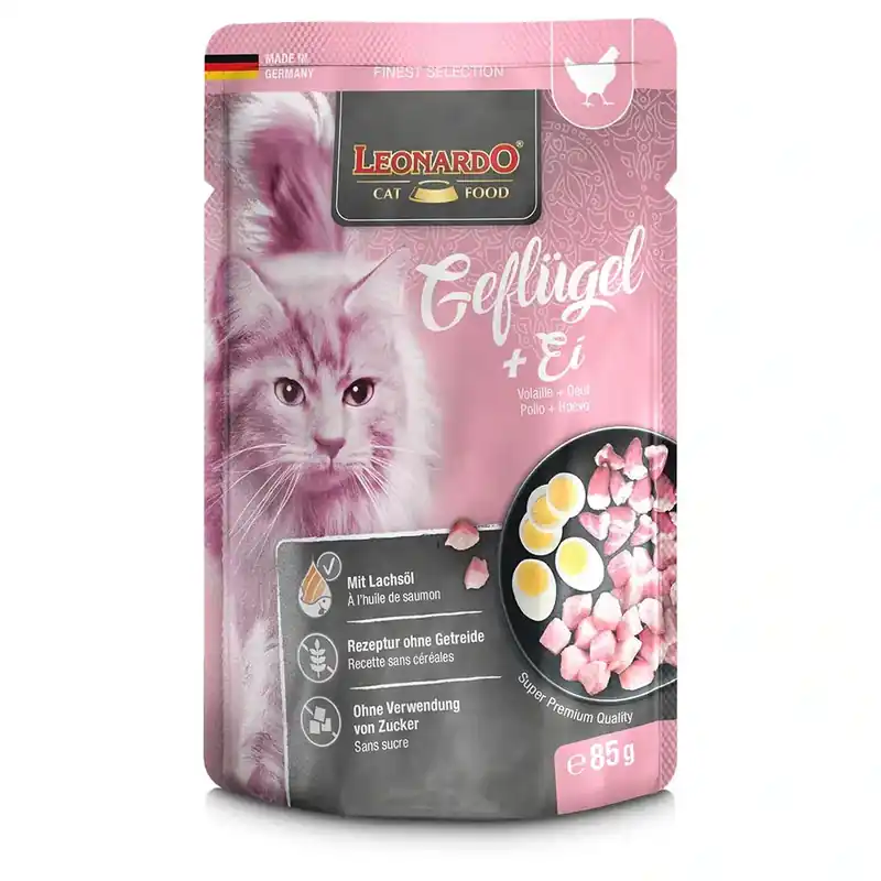 Leonardo Finest Selection Pouch 16 x 85 g – Chicken & Egg | Handla online