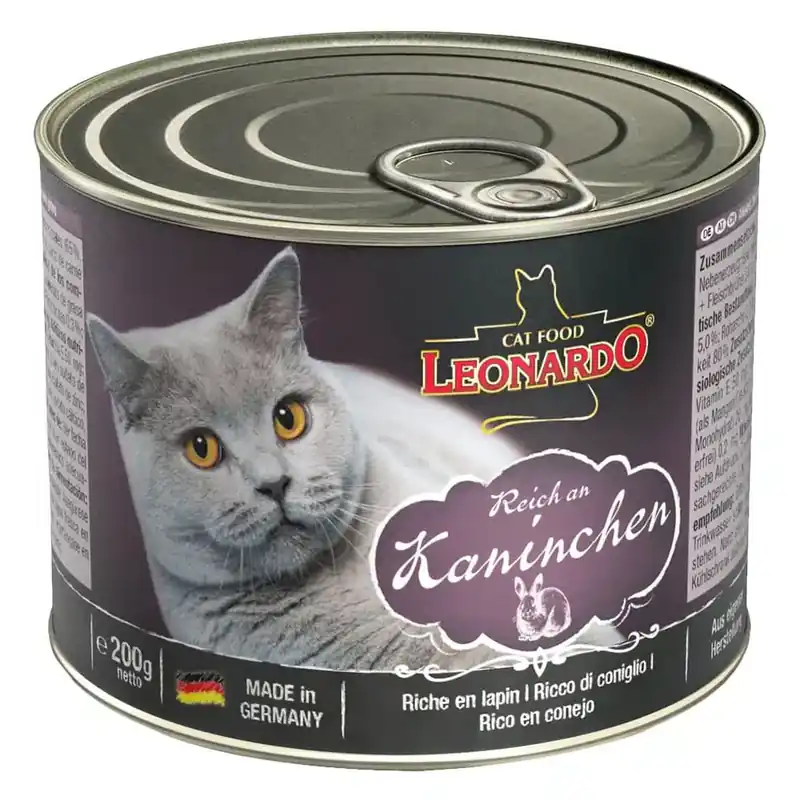 Leonardo All Meat 6 x 200 g – Rich in Rabbit | Rea