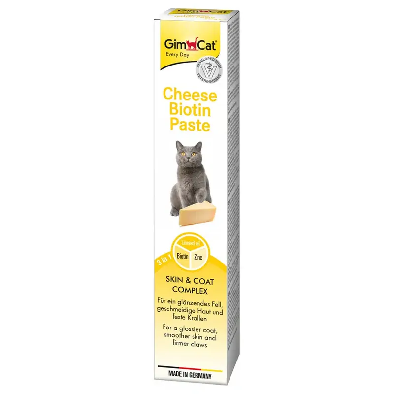 GimCat Cheese Biotin Paste – 50 g | Fynd