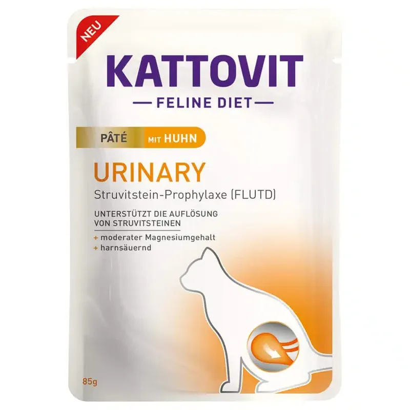 Under begränsad tid | Kattovit Urinary Paté 10 x 85 g – Med kyckling