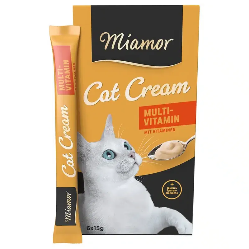 Precis inkommet - Miamor Cat Snack Multivitamin Cream – 6 x 15 g