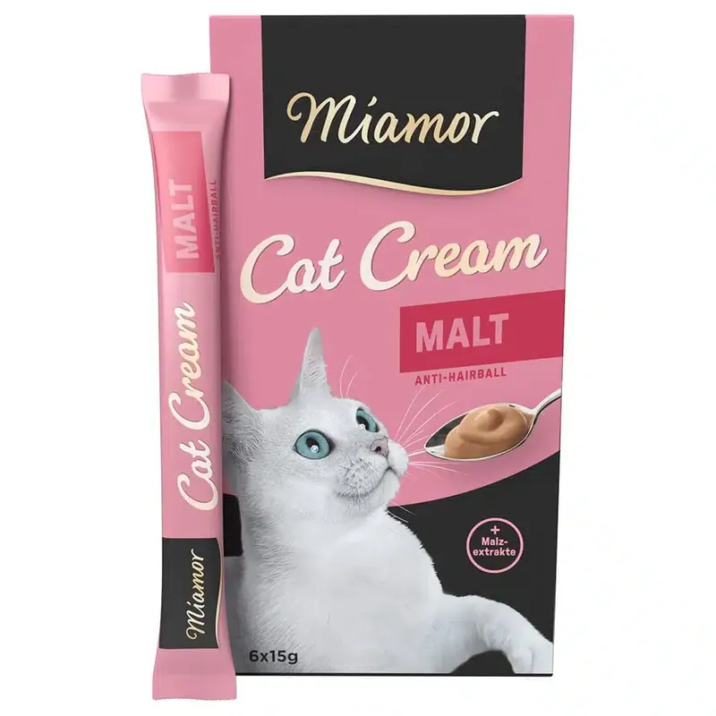 Snabb frakt - Miamor Cat Snack Malt Cream – 6 x 15 g