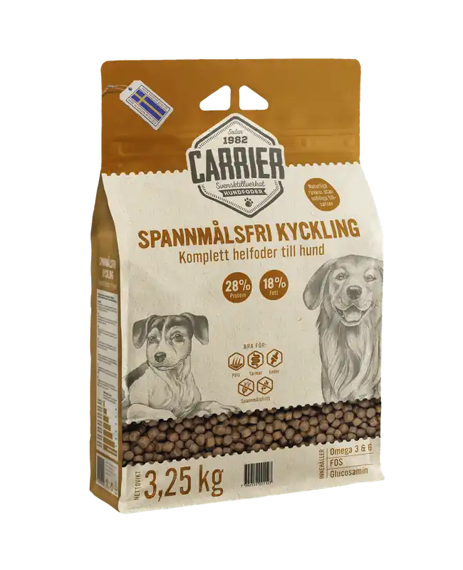 Direkt från fabriken - Spannmålsfri Kyckling Hundmat - 3,25 kg