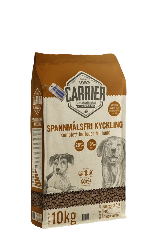 Mycket efterfrågad - Spannmålsfri Kyckling Hundmat - 10 kg