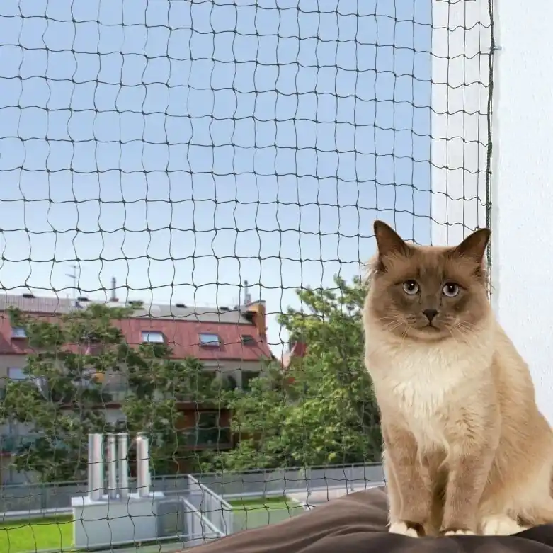 Trixie Kattnät Grön (3x2 m) - Bra pris