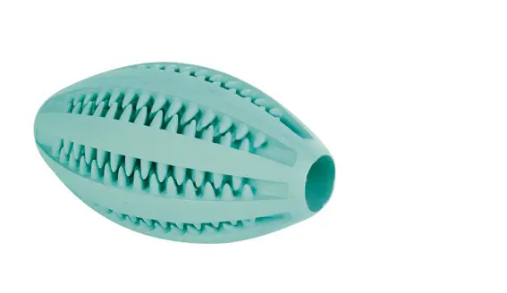 Ny produkt - Denta Fun rugbyball - Tuggboll