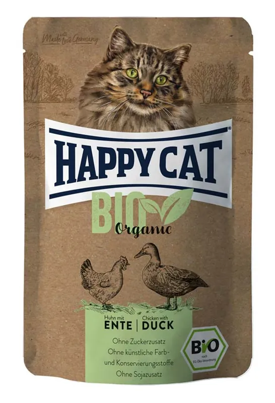 Direkt från fabriken - Bio Organic Kyckling & Anka, våtfoder katt - 12 st x 85 g