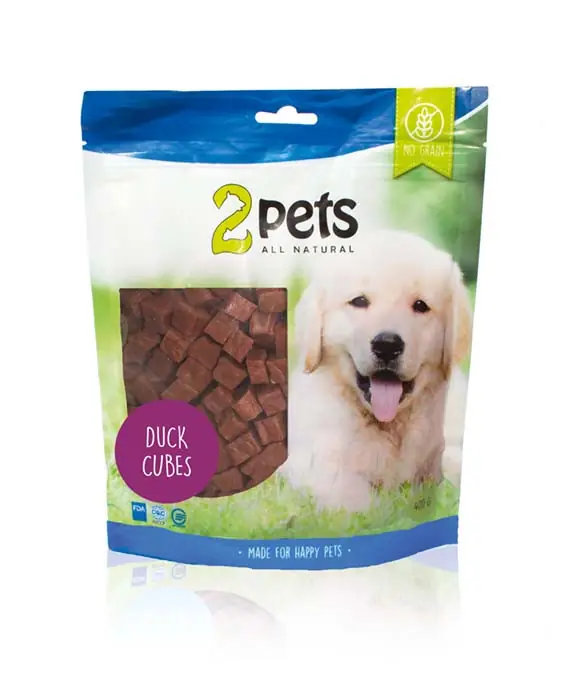 2Pets Cubes med Anka 100 g | Ny lansering
