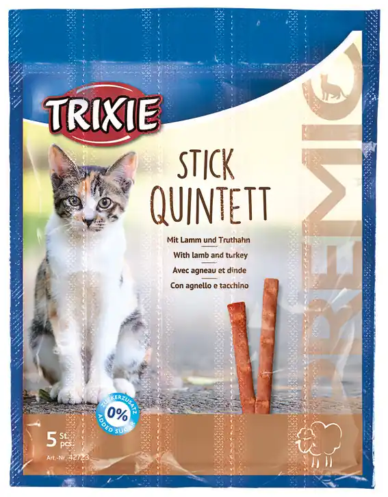 Premio Stick Quintett Lamm & Kalkon - 5x5 g | Efterfrågad