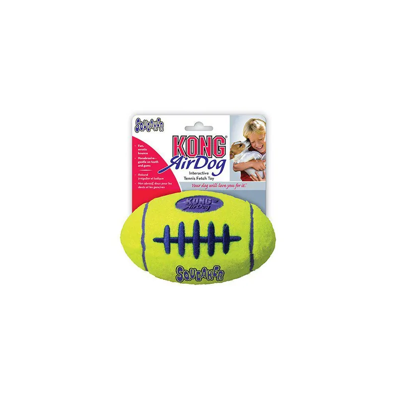 KONG Airdog Squeaker Football - Medium | Sista dagarna