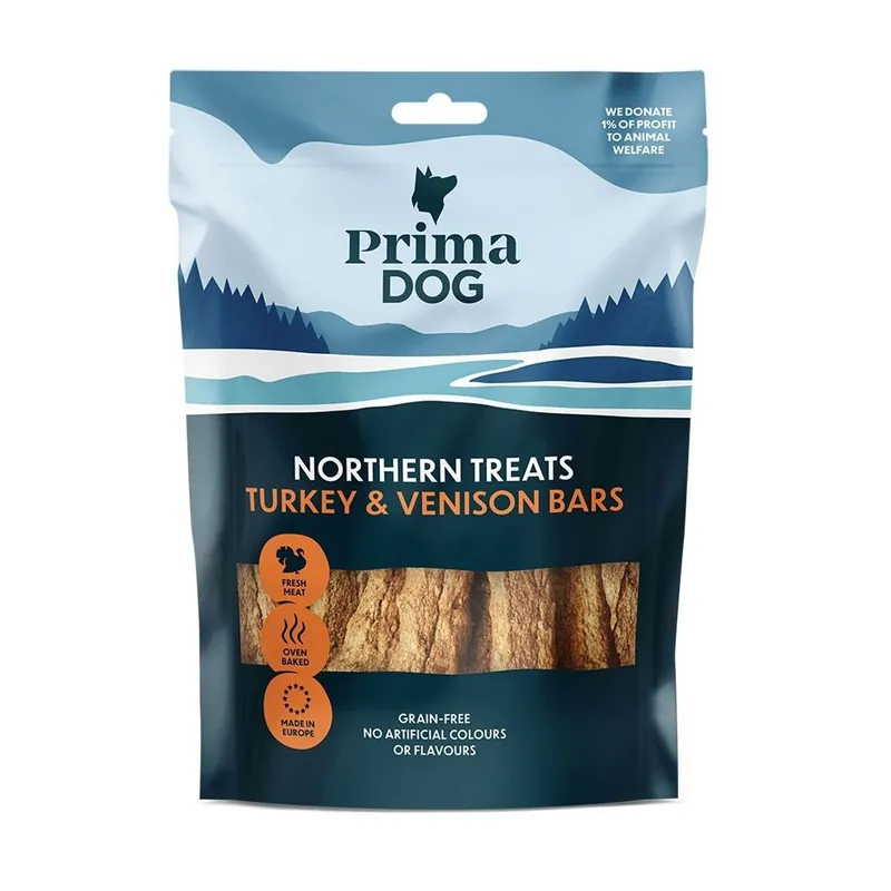 Northern Treat Bars Kalkon & Hjort - 150 g - Extra bra pris
