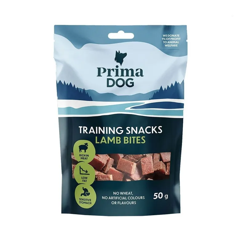 Rekommenderas - PrimaDog Training Snacks Lamb Bites 50 g