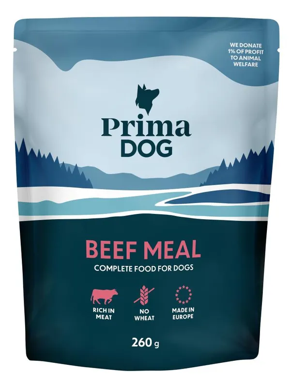 PrimaDog Beef Meal (260 g) | Finns att beställa