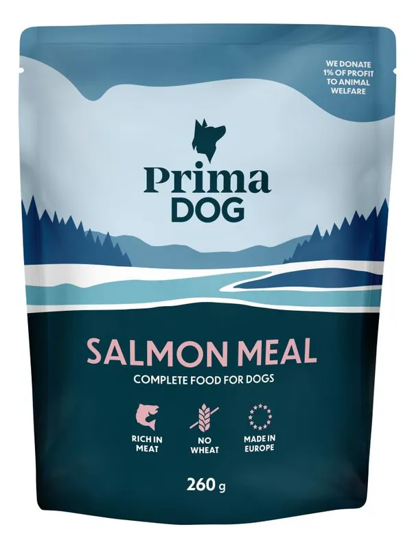 PrimaDog Salmon Meal 260 g - Kampanj