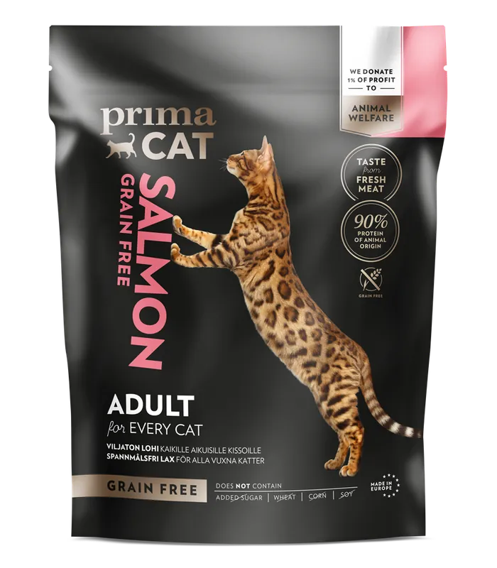 Adult Grain Free Salmon Kattfoder - 1,4 kg - Snart slut