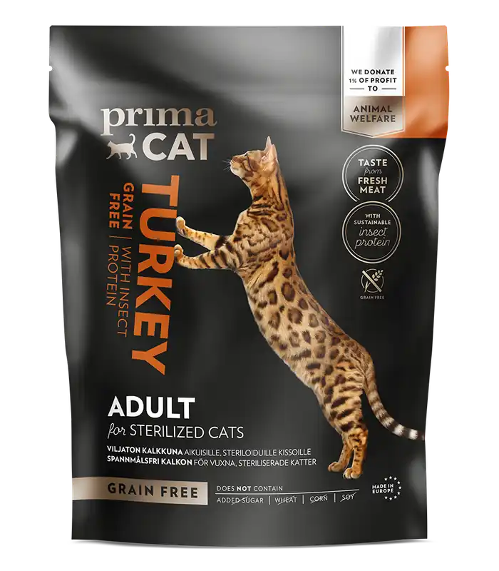 Adult Grain Free Sterilized Turkey Kattfoder - 1,4 kg | Kan beställas online