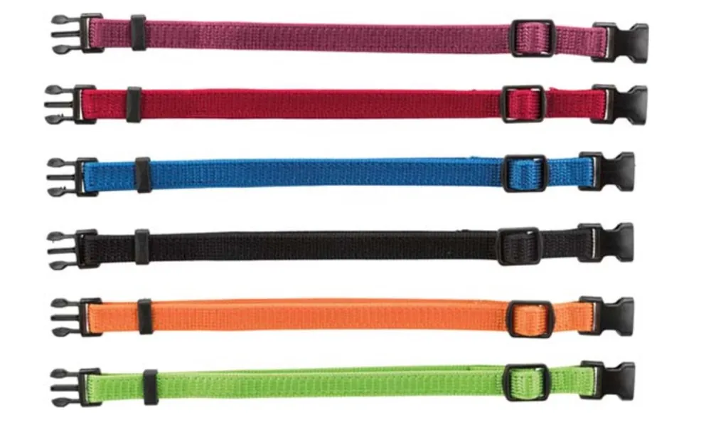 Mycket efterfrågad | Trixie Valphalsband 6-pack Regnbågsmix (22 - 35 cm)