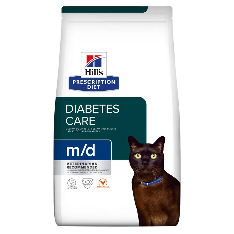 Prescription Diet m/d Diabetes Care Torrfoder till Katt med Kyckling - 3 kg | Rabatter