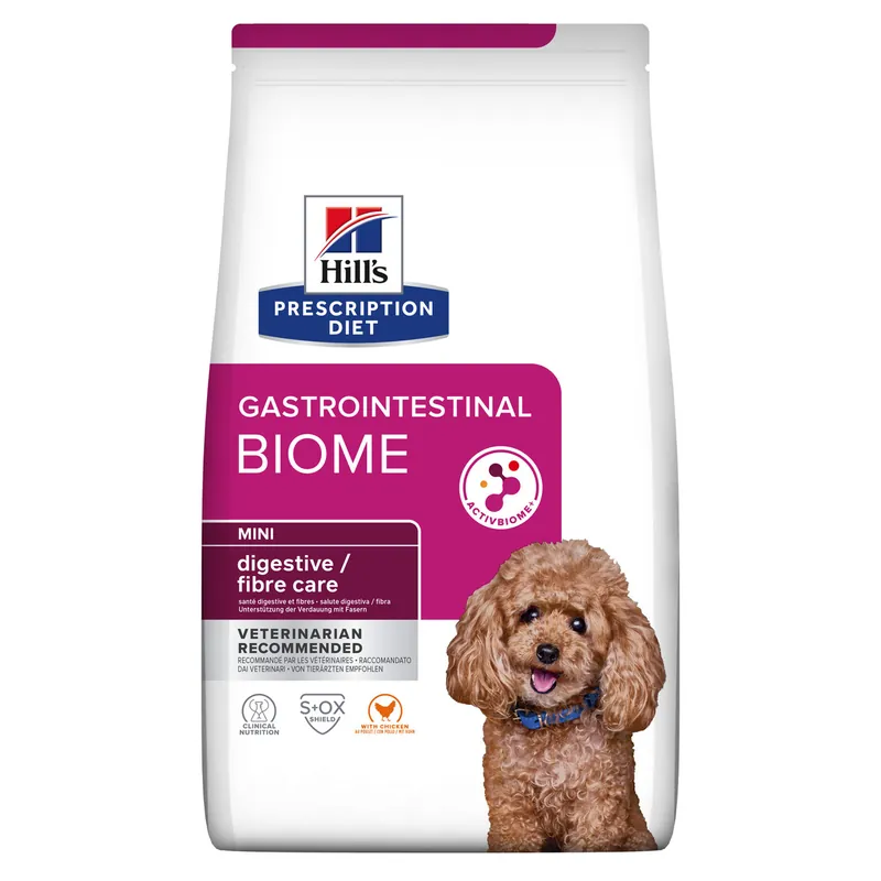 Enkel beställning - Presciption Diet Gastroinstestinal Biome Mini Hundfoder med Kyckling - 6 kg