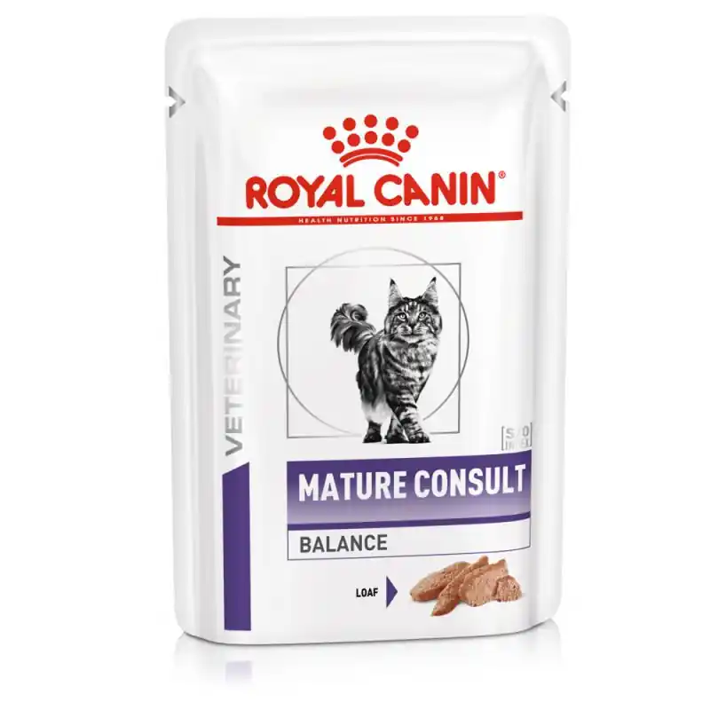 Kundfavorit - Veterinary Diets Health Mature Consult Balance Cat - 12 x 85 g