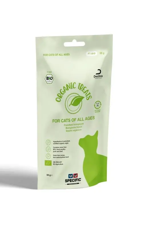 FT-BIO Organic Treats Kattgodis - 50 g - Erbjudande