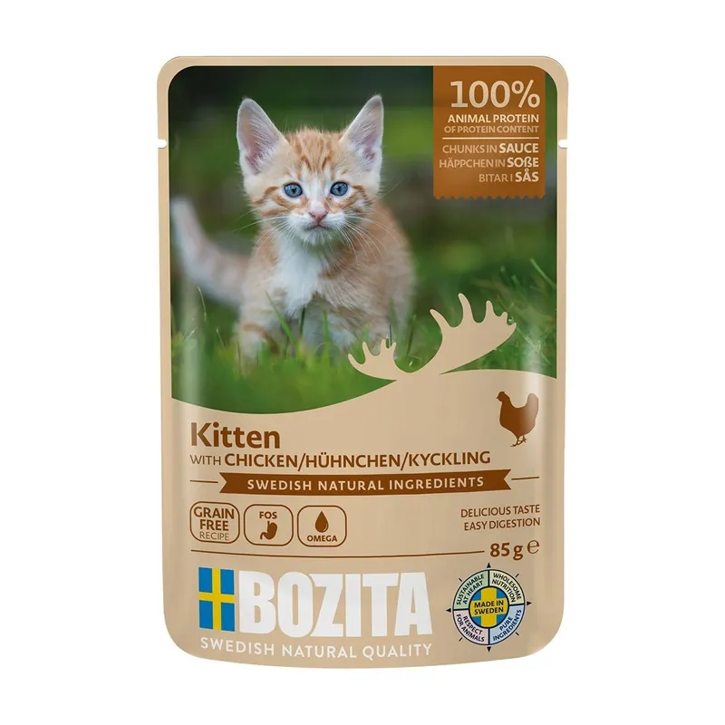 Kitten Kyckling i sås - 12 x 85 g | Erbjudande