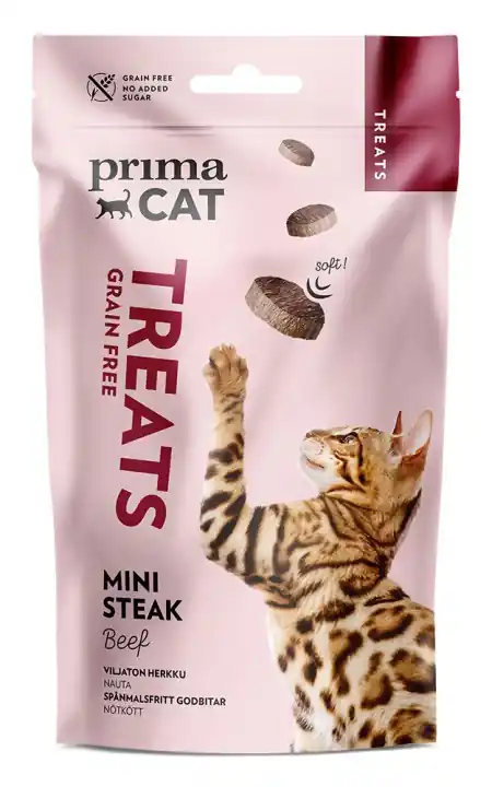 Enkel retur - Kattgodis med Biffsmak - 50 g