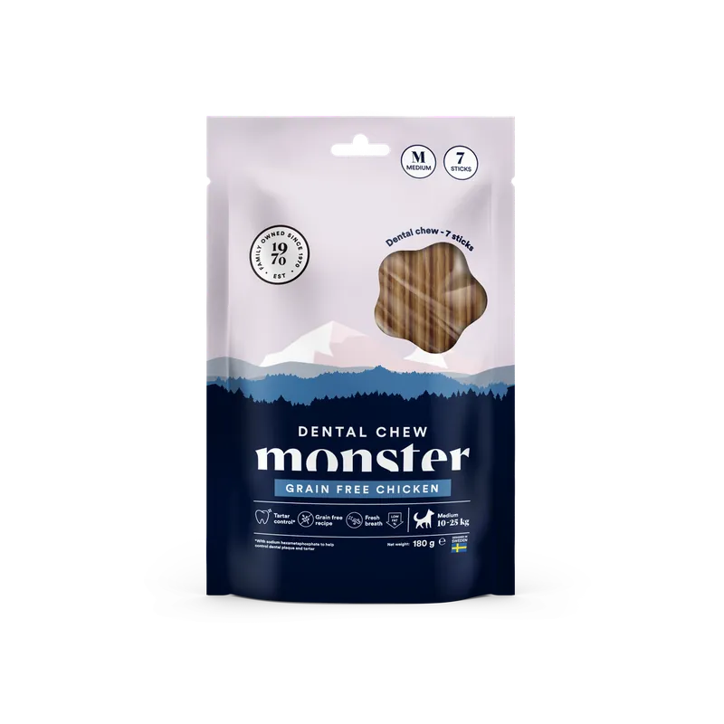 Dog Dental Chew Grain Free Chicken - Medium 7-pack | Endast ett fåtal kvar