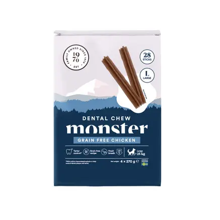 Dog Dental Chew Grain Free Chicken - Large 28-pack | Beställ online