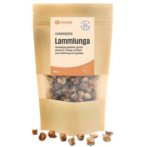 Passa på | FirstVets hundgodis - lammlunga - 80 g