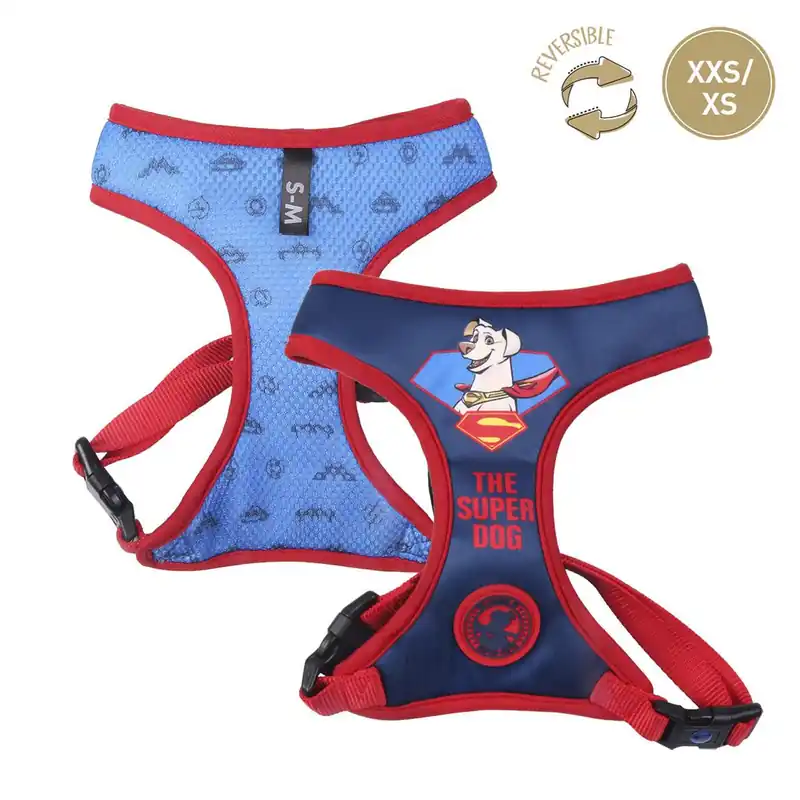 DC Comics Pets Vadderad Reversibel Hundsele - S/M - Kampanjen går snart ut